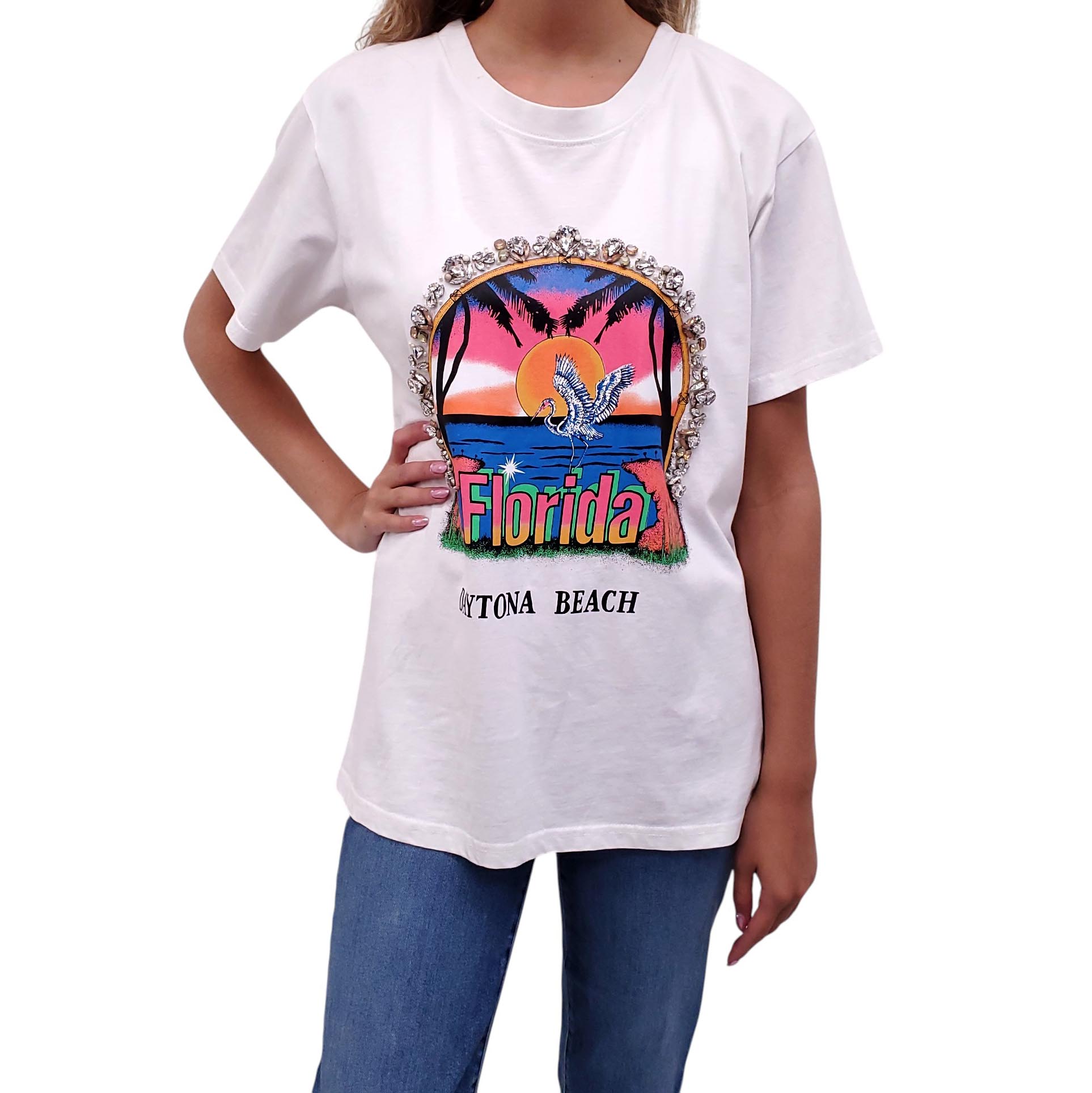 DALLAS SEQUIN GRAPHIC T-SHIRT - SIZE M