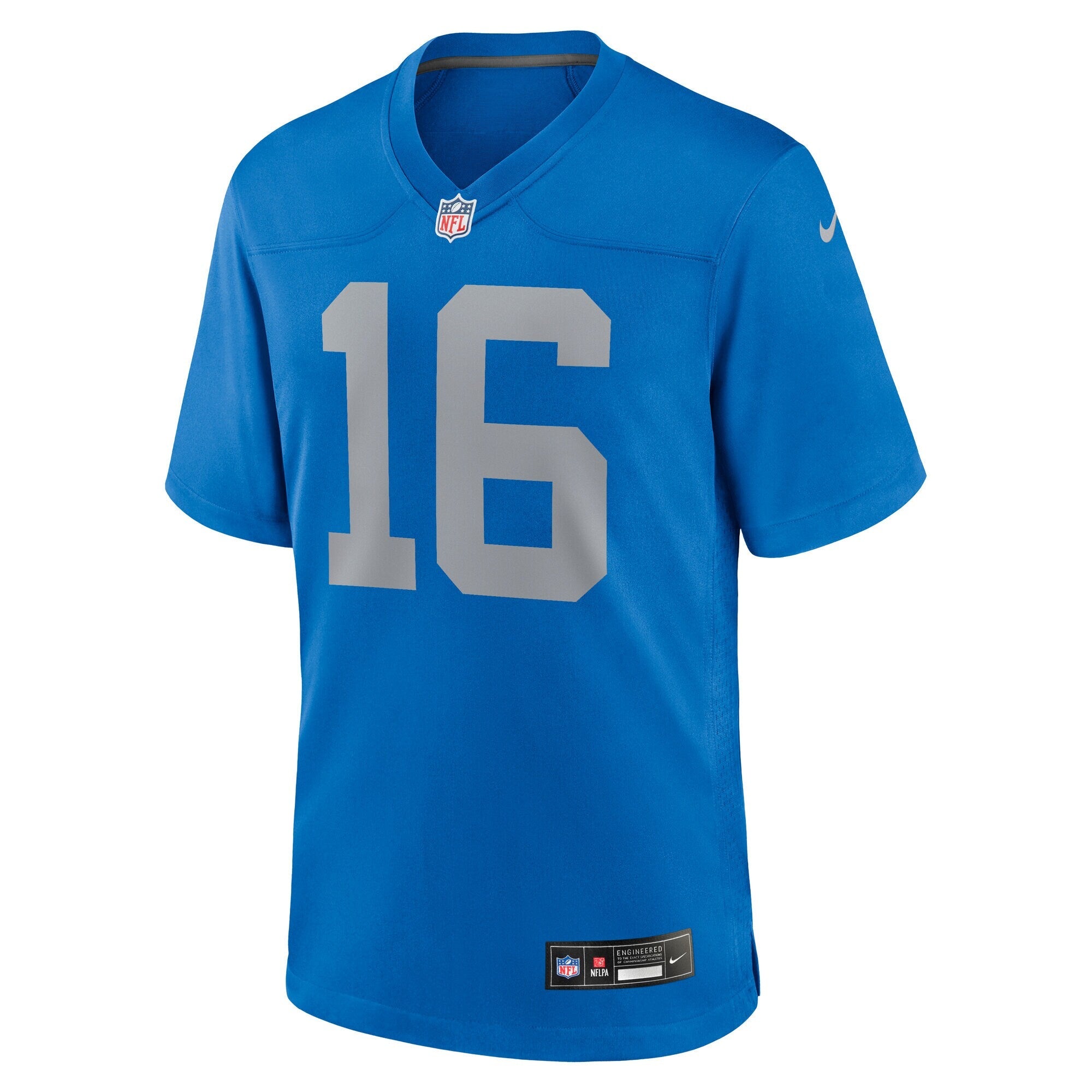 Detroit Lions Jared Goff Blue Alternate Game Jersey