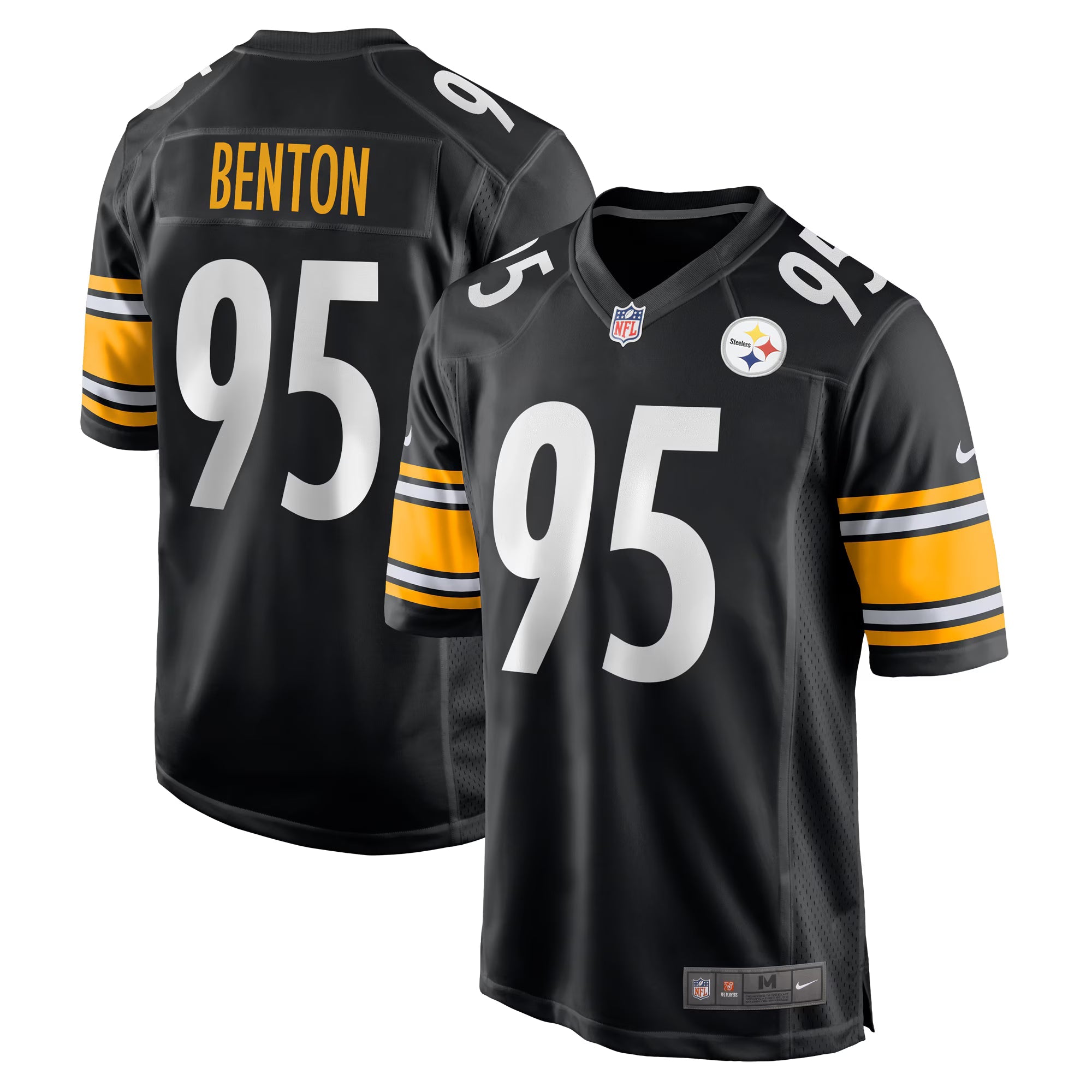 Pittsburgh Steelers Keeanu Benton Black Team Game Jersey
