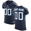 Tennessee Titans Navy Vapor Untouchable Custom Elite Jersey