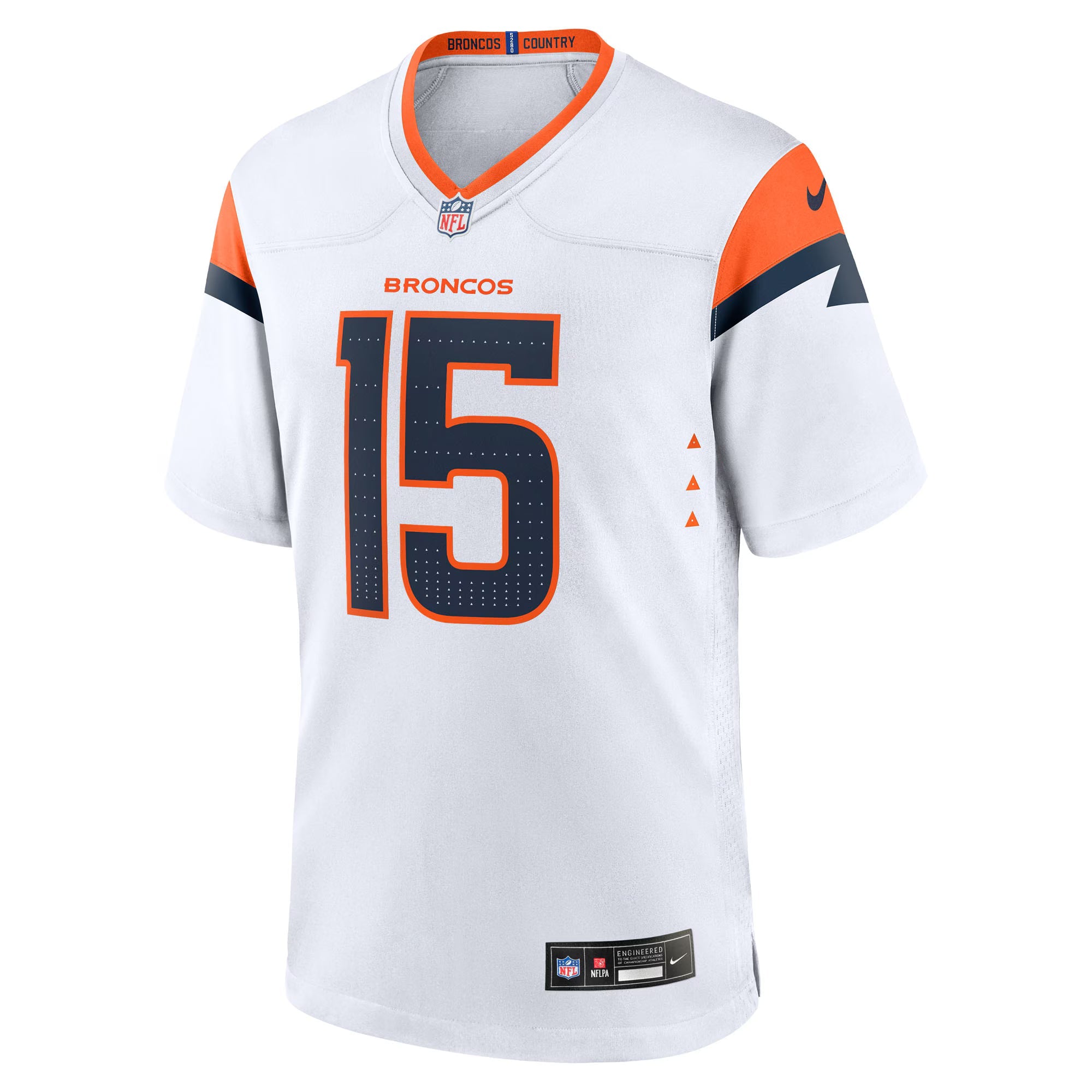 Denver Broncos Nik Bonitto White Game Jersey