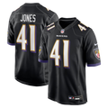 Baltimore Ravens Dre'Mont Jones Black Alternate Game Jersey