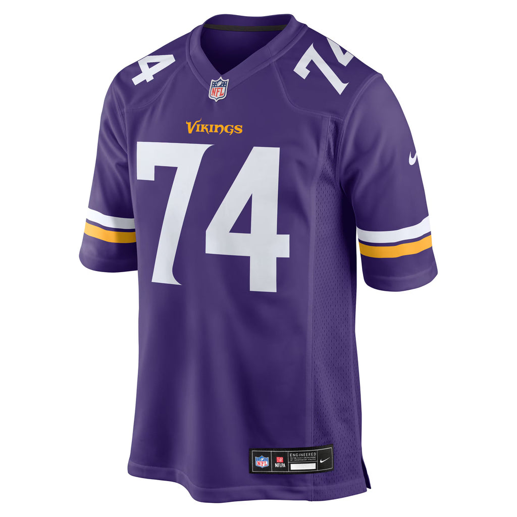 Minnesota Vikings Donovan Jackson Purple 2025 NFL Draft First Round Pick Game Jersey