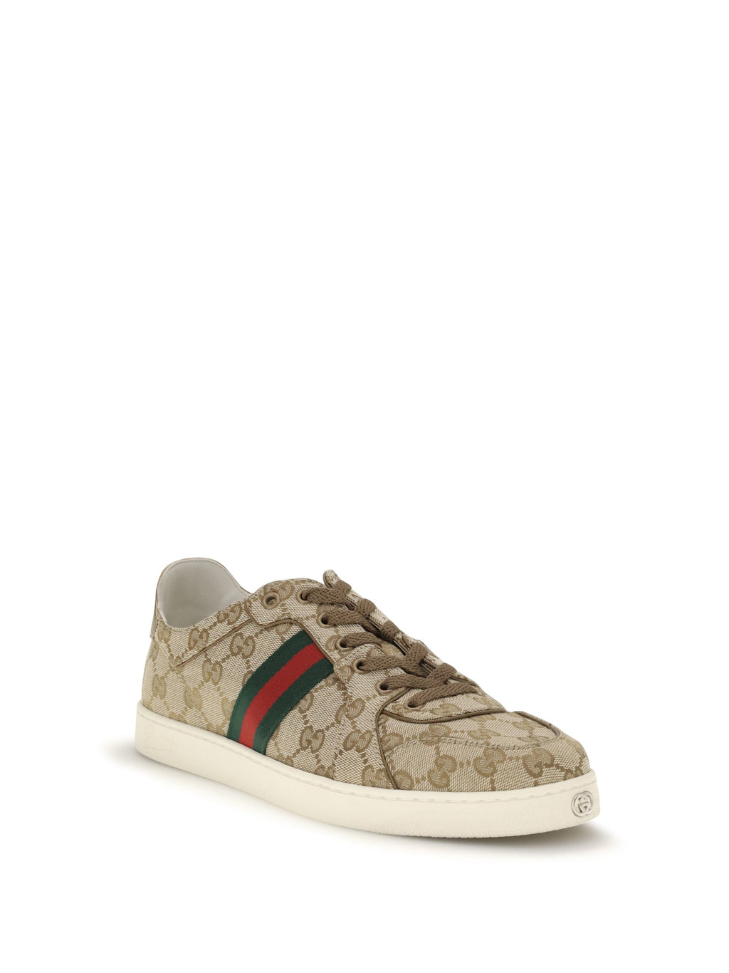 Gucci Men Stretch Gg Fabric Sneakers