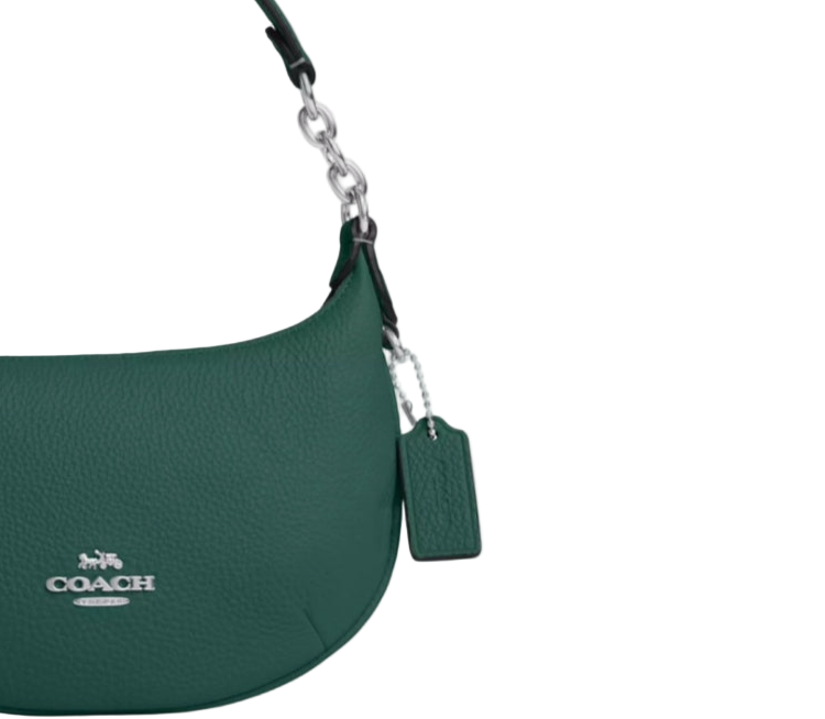 NWT Coach Mini Payton Bag Leather Handbag in Emerald Green