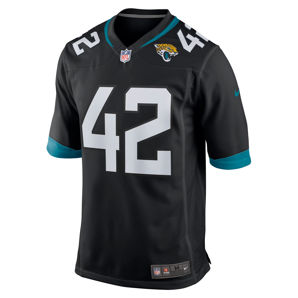 Jacksonville Jaguars Andrew Wingard Black Alternate Game Jersey
