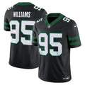 New York Jets Quinnen Williams Legacy Black Alternate Vapor F.U.S.E. Limited Jersey