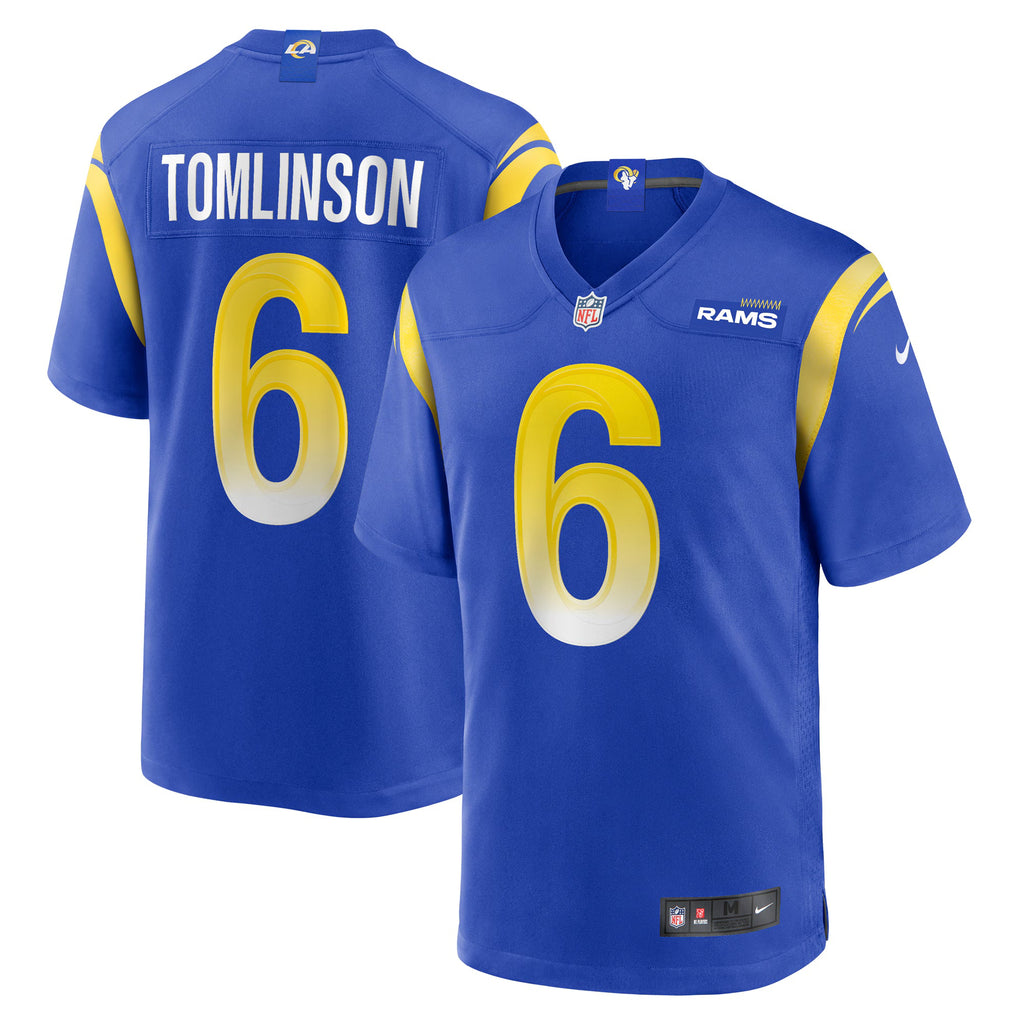 Los Angeles Rams Tre'Vius Hodges-Tomlinson Royal Team Game Jersey