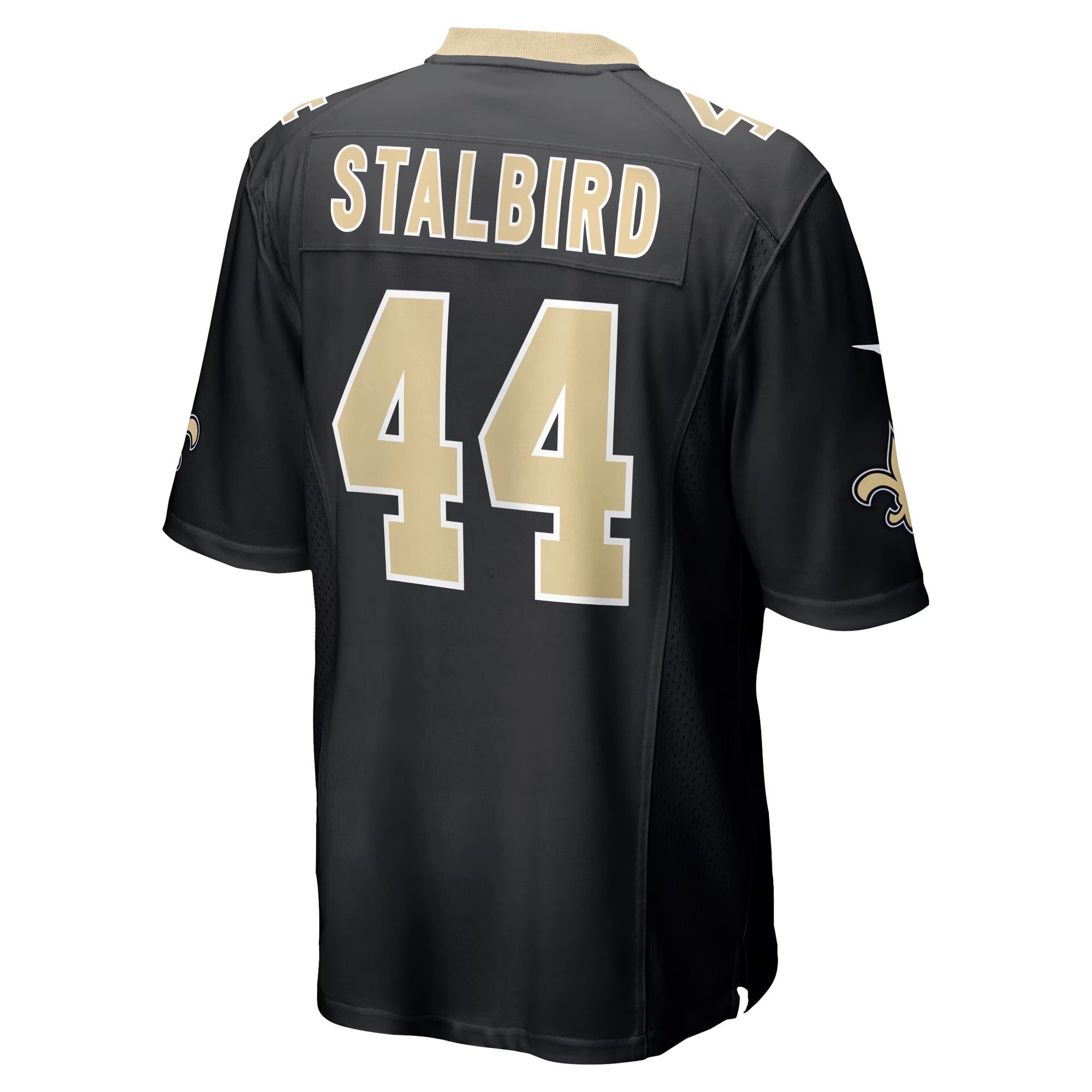 New Orleans Saints Isaiah Stalbird Black Team Game Jersey