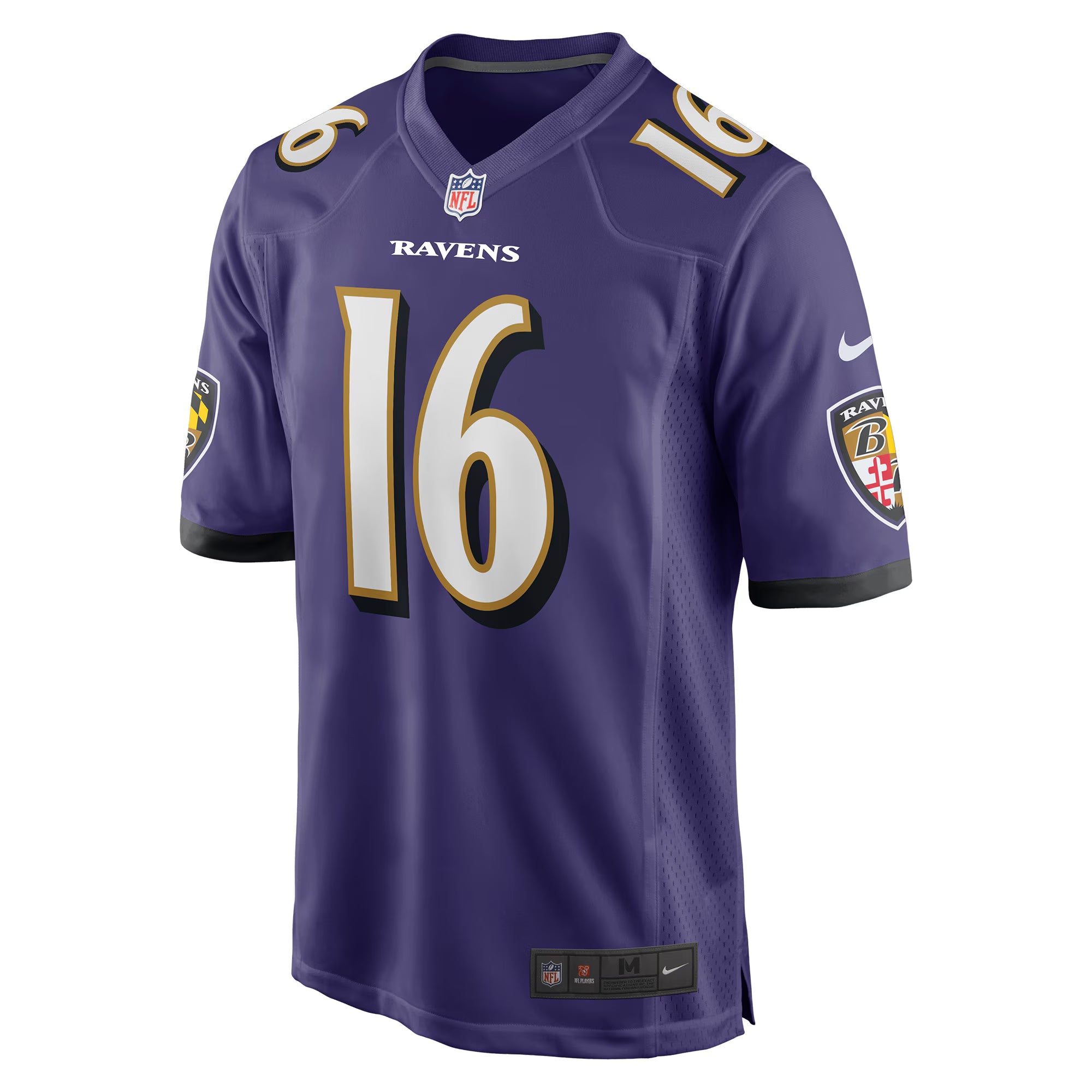 Baltimore Ravens Tylan Wallace Purple Game Jersey