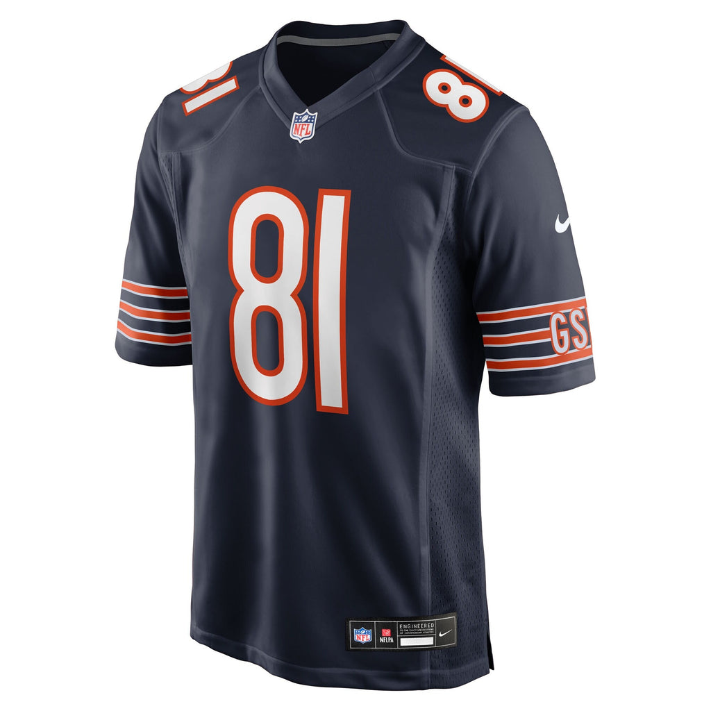 Chicago Bears Durham Smythe Navy Team Game Jersey