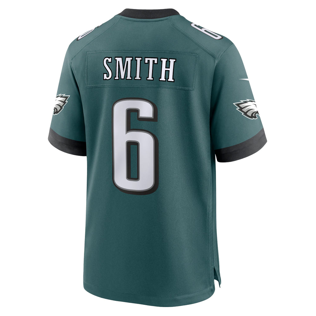 Philadelphia Eagles DeVonta Smith Midnight Green Team Game Jersey