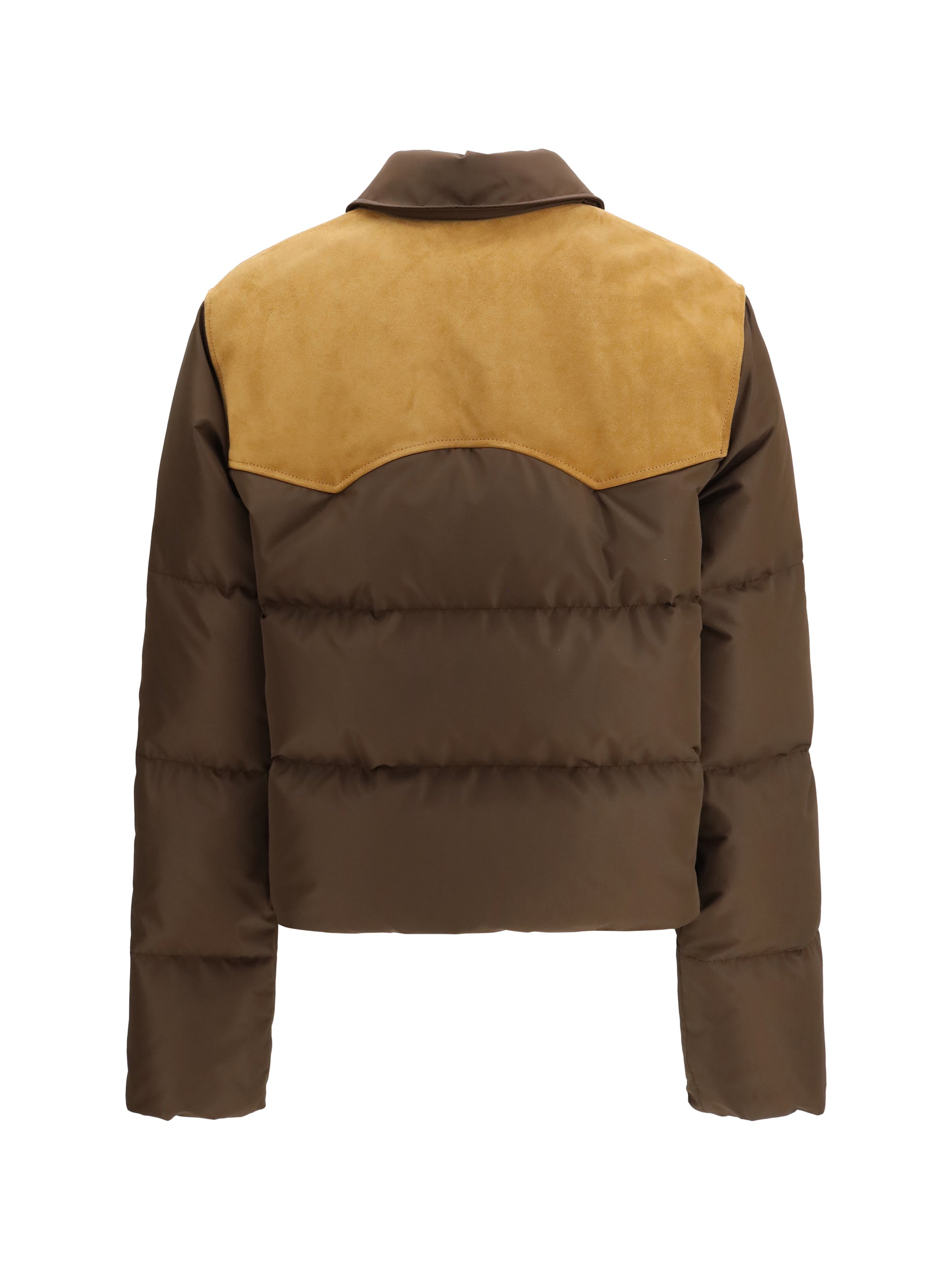 Miu Miu Women Logo Hooded Puffer Jacket