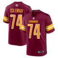 Washington Commanders Brandon Coleman Burgundy Game Jersey