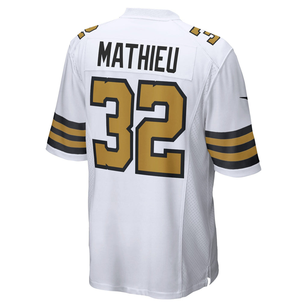New Orleans Saints Tyrann Mathieu White Alternate Game Jersey