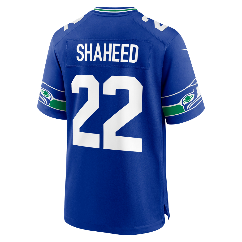 Seattle Seahawks Rashid Shaheed Royal Alternate Game Jersey