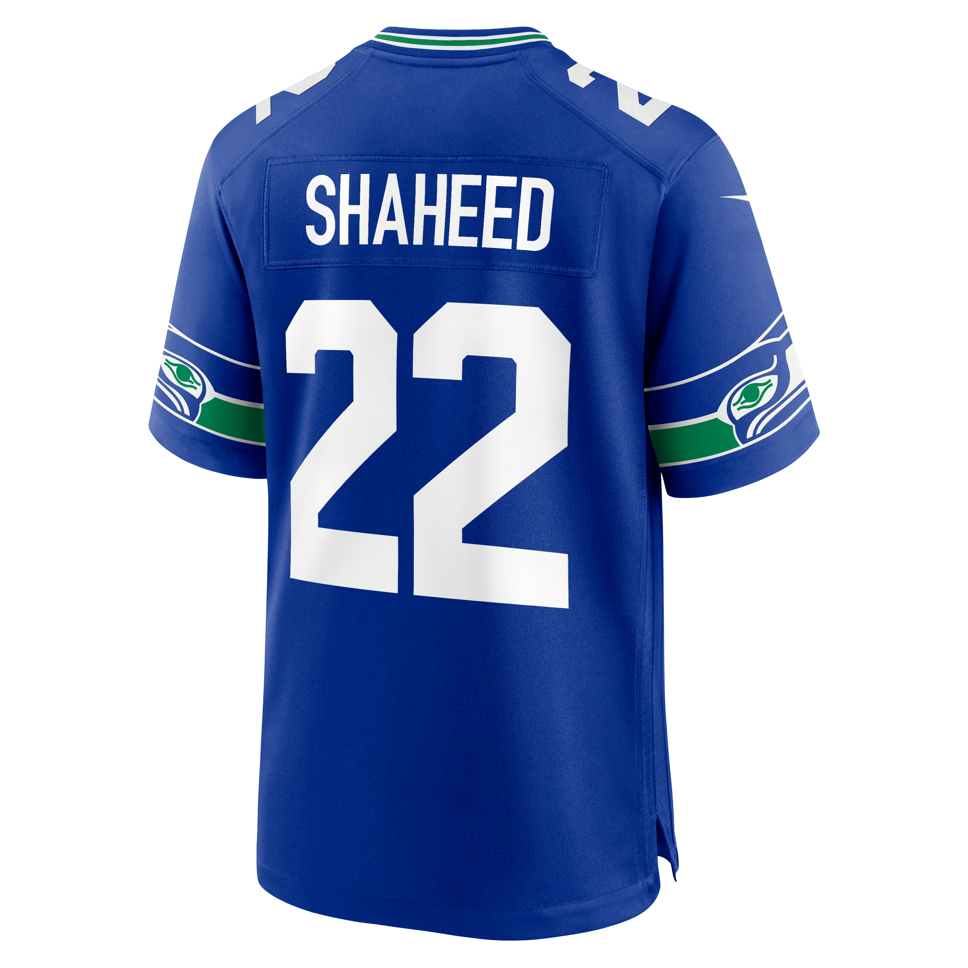 Seattle Seahawks Rashid Shaheed Royal Alternate Game Jersey