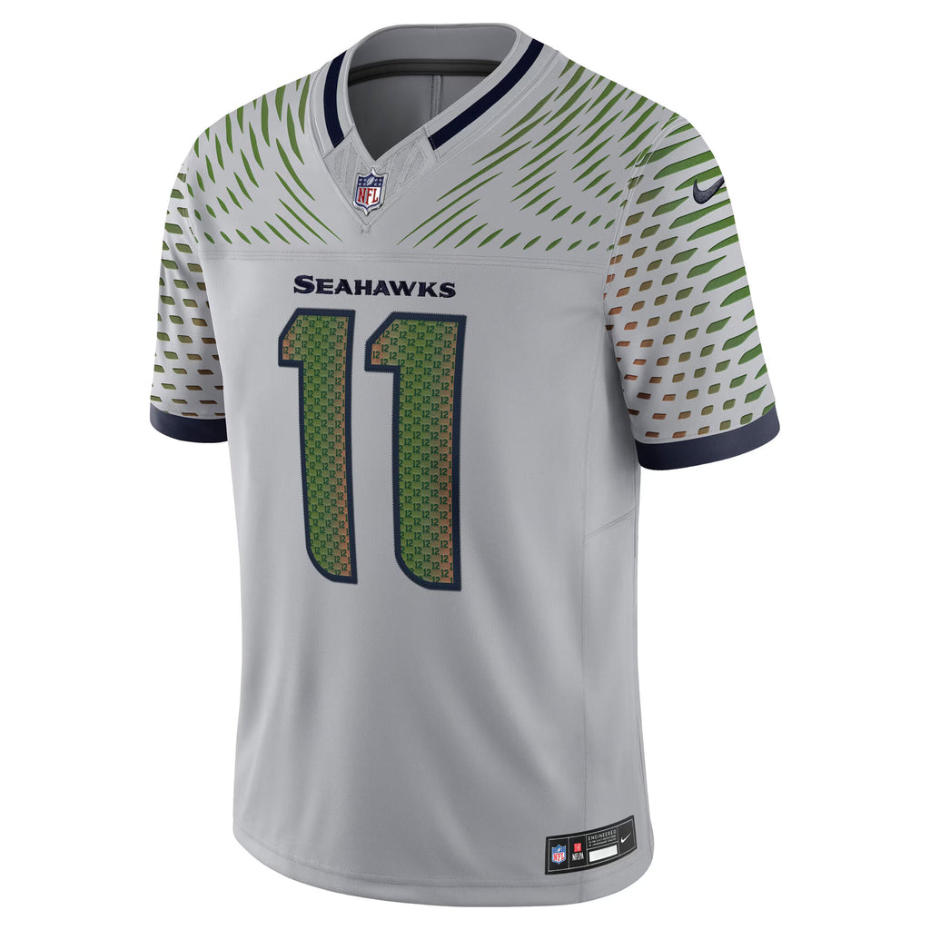 Seattle Seahawks Jaxon Smith-Njigba Wolf Gray 2025 Rivalries Collection Limited Jersey
