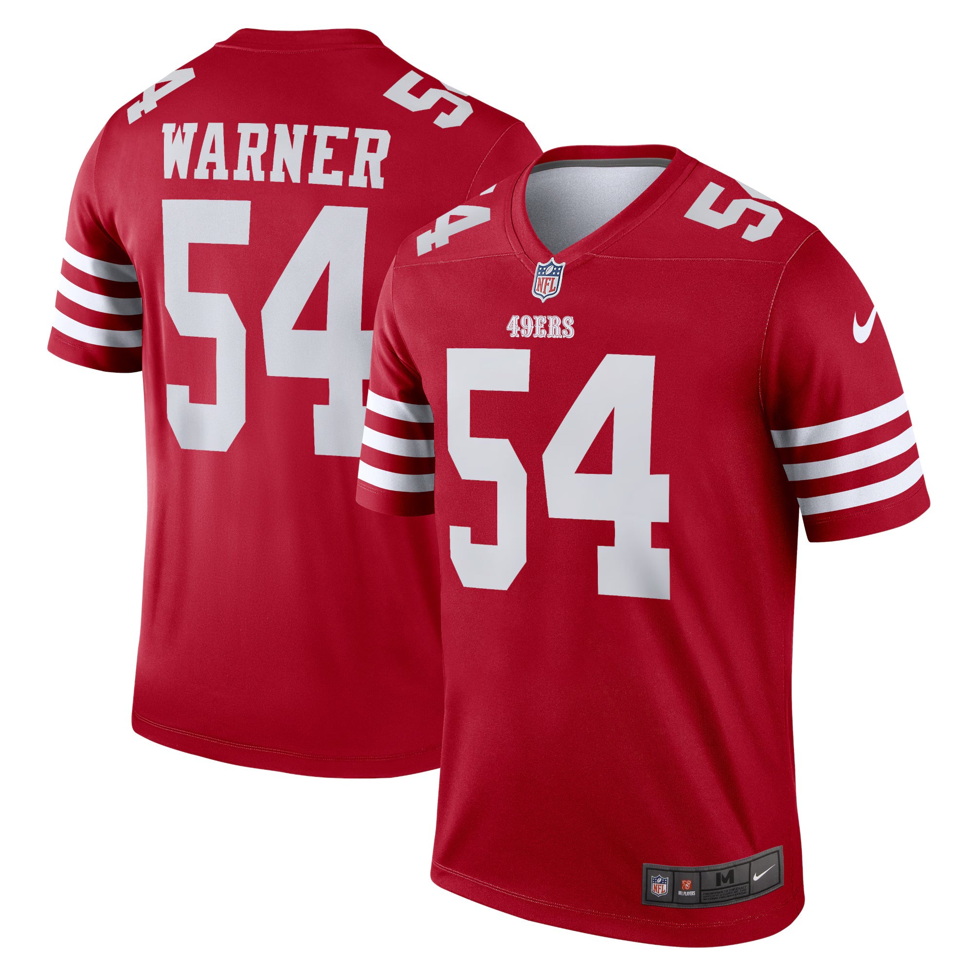 San Francisco 49ers Fred Warner Scarlet Legend Player Performance Top