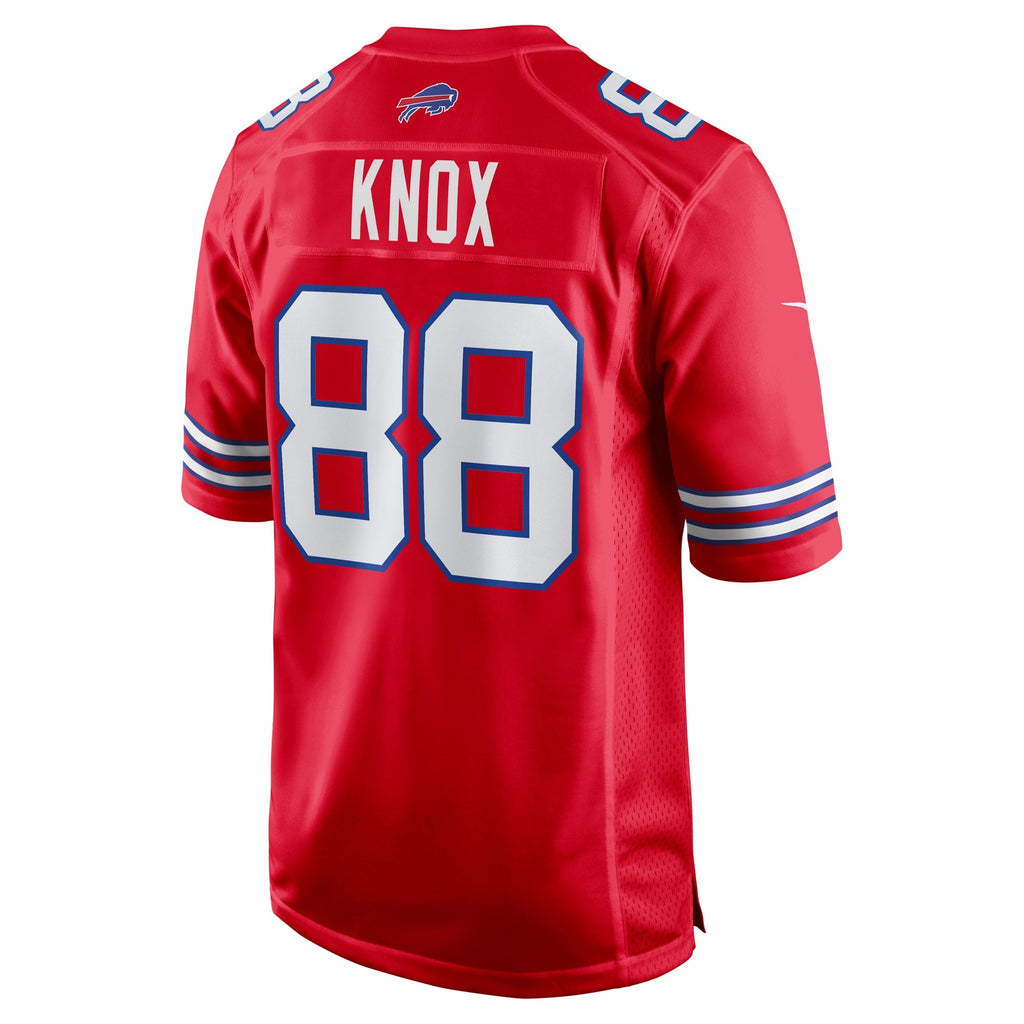Buffalo Bills Dawson Knox Red Alternate Game Jersey