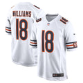 Chicago Bears Caleb Williams White First Round Pick Player Game Jersey