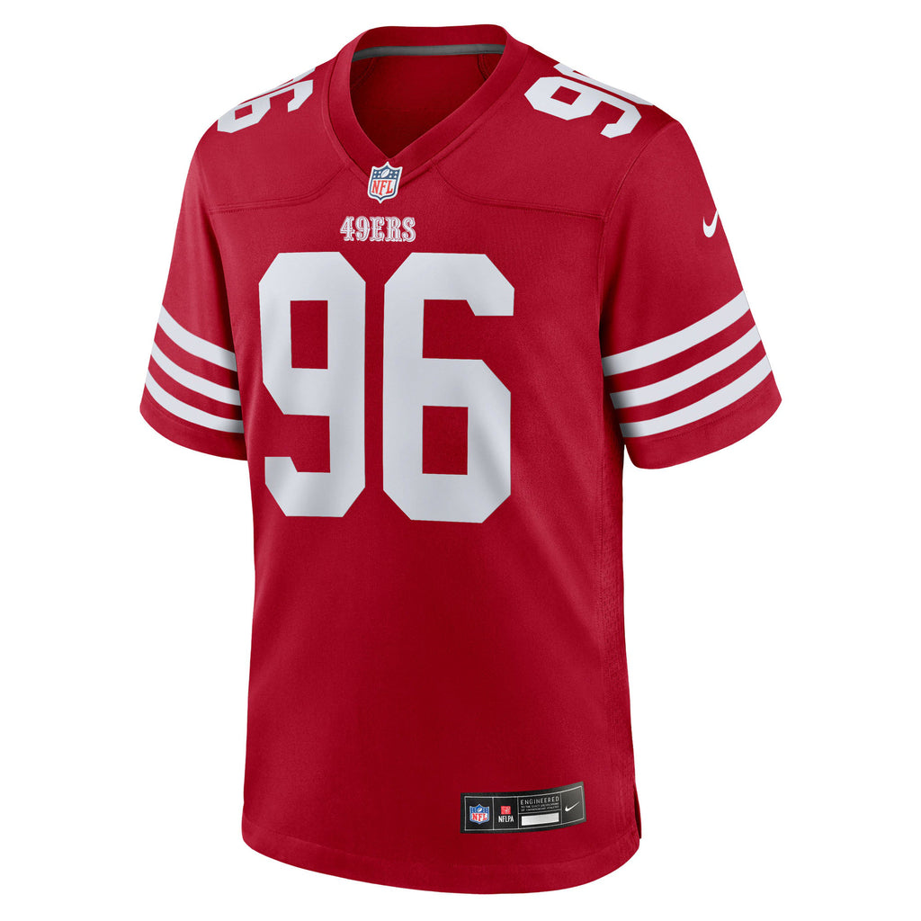 San Francisco 49ers Jordan Jefferson Scarlet Team Game Jersey