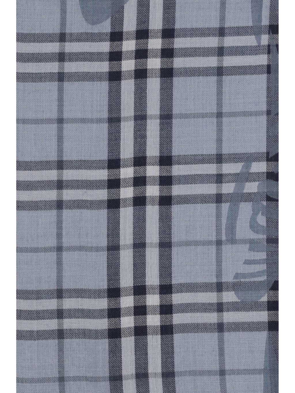 Burberry Women Knight Check Wool And Silk Scarf
