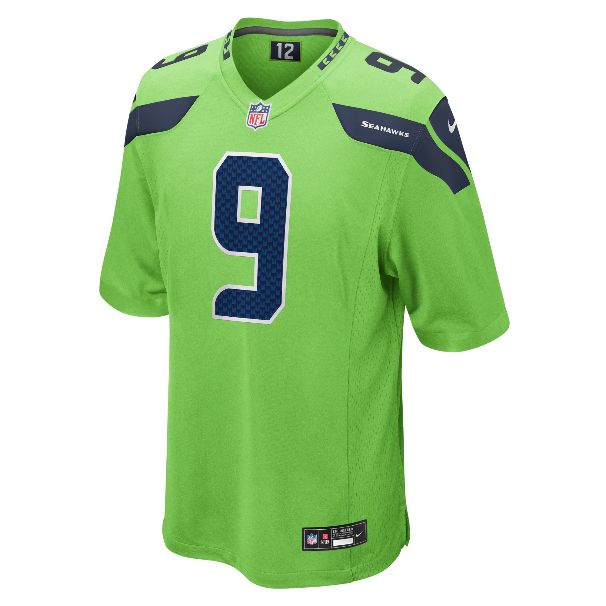 Seattle Seahawks Kenneth Walker III Neon Green Game Jersey