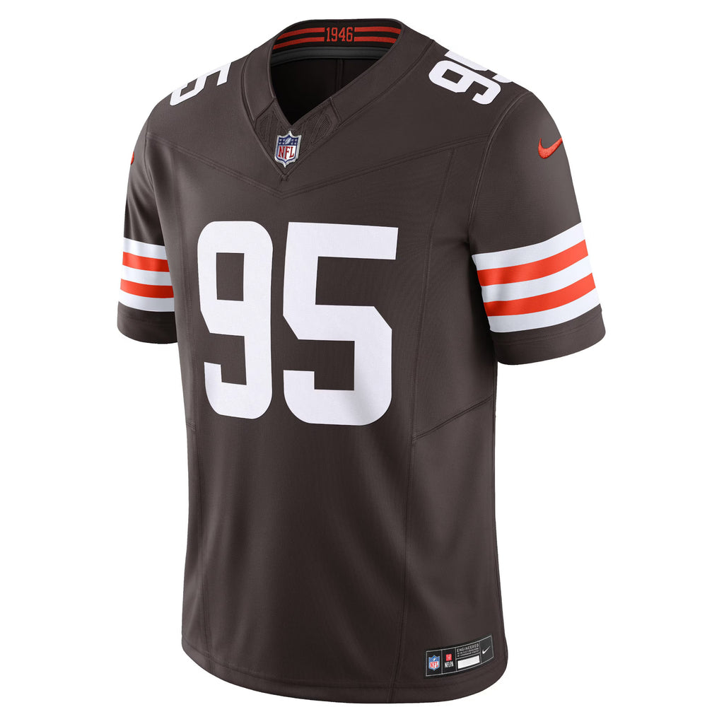 Cleveland Browns Myles Garrett Brown Vapor F.U.S.E. Limited Jersey