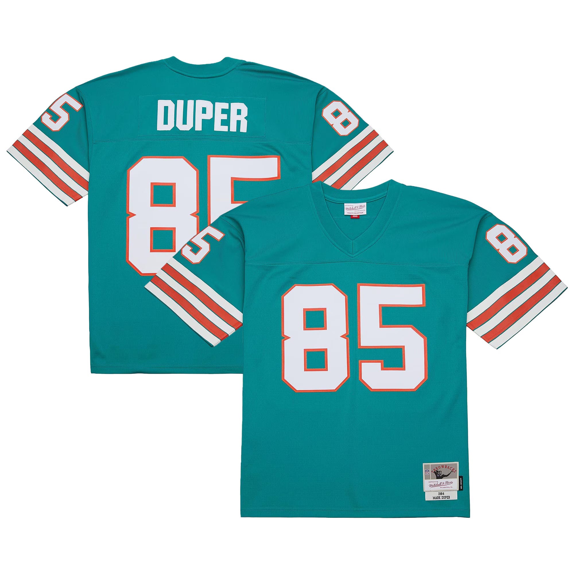 Miami Dolphins Mark Duper Mitchell & Ness Aqua Legacy Replica Jersey