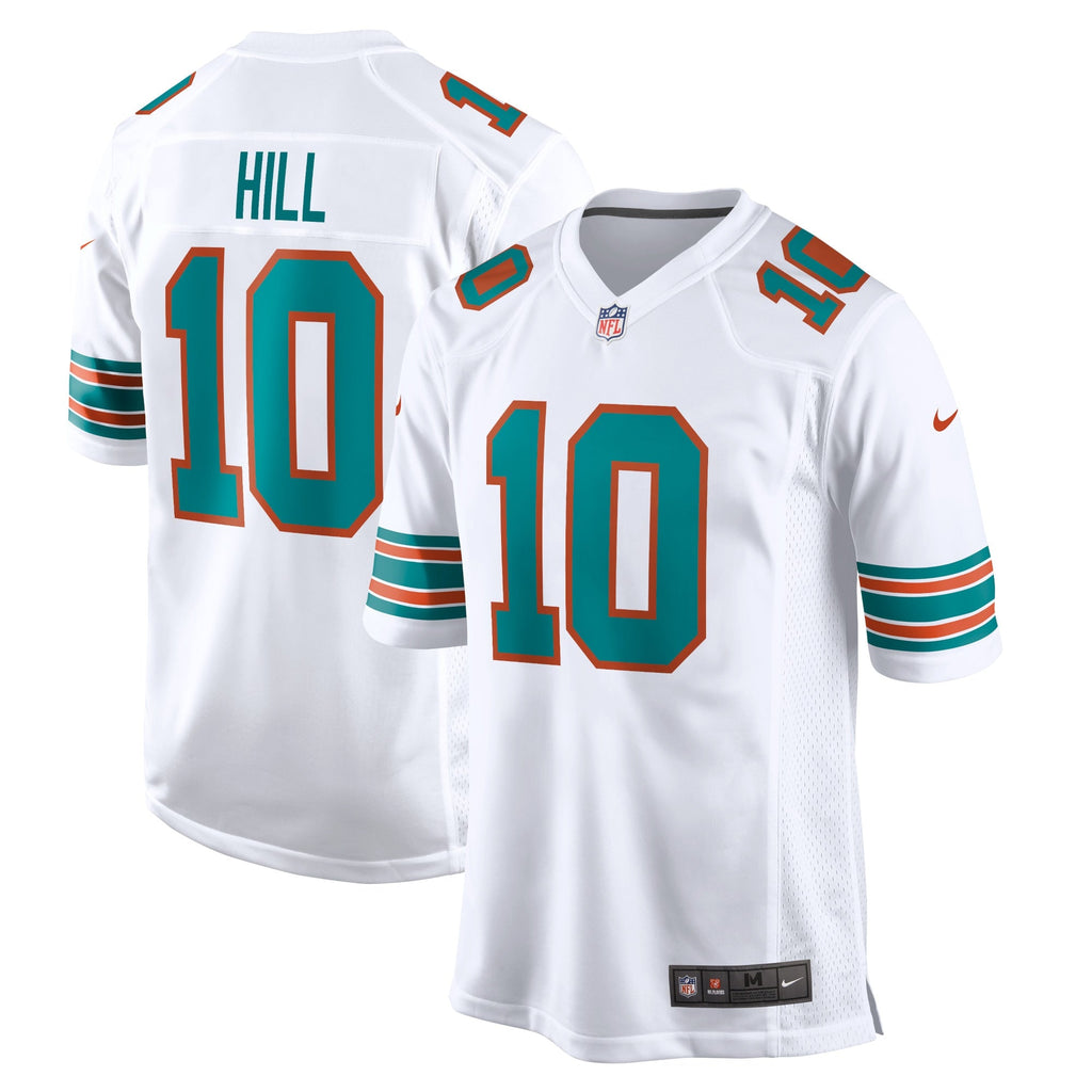 Miami Dolphins Tyreek Hill White Alternate Game Jersey