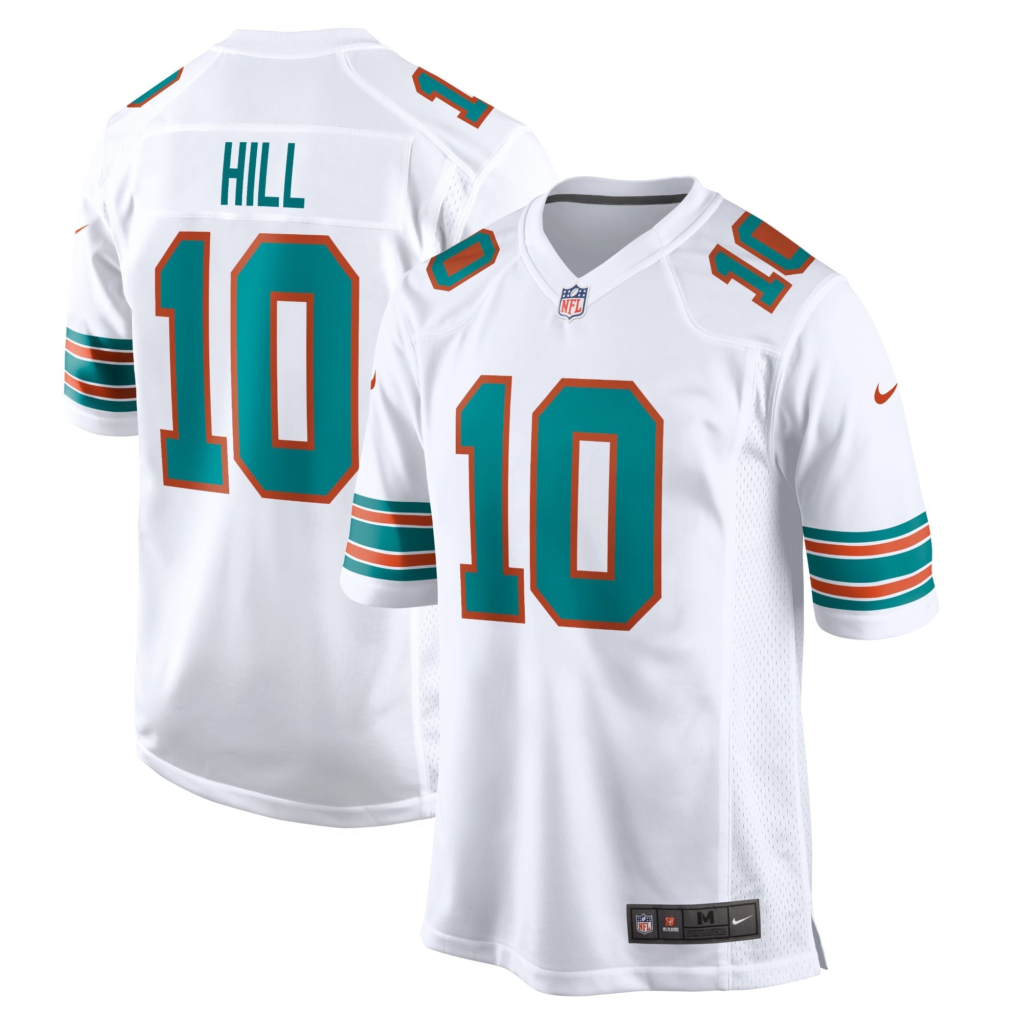 Miami Dolphins Tyreek Hill White Alternate Game Jersey