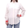 DEREK LAM 10 CROSBY FLORAL BLOUSE - SIZE 8
