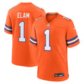 Denver Broncos Jason Elam Orange Retired Player Alternate Game Jersey