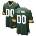 Green Bay Packers Green Custom Game Jersey