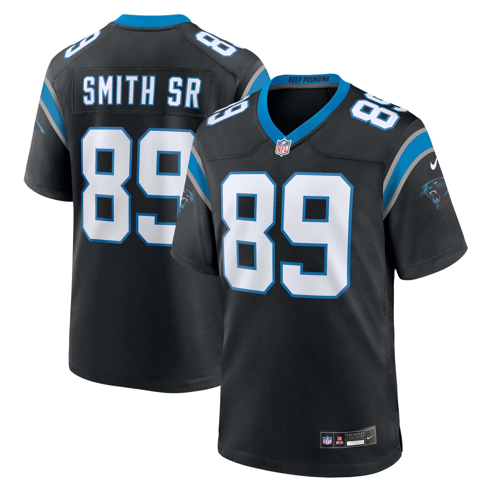 Carolina Panthers Steve Smith Sr. Black Retired Player Game Jersey