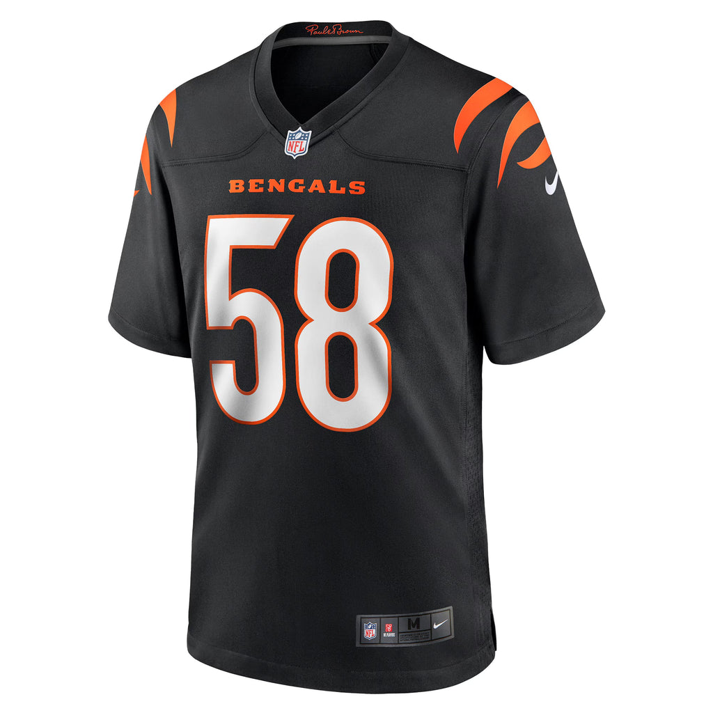 Cincinnati Bengals Joseph Ossai Black Game Jersey