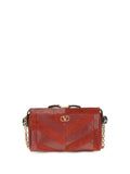 Valentino Garavani Women Panthea Shoulder Bag Chevron Pattern