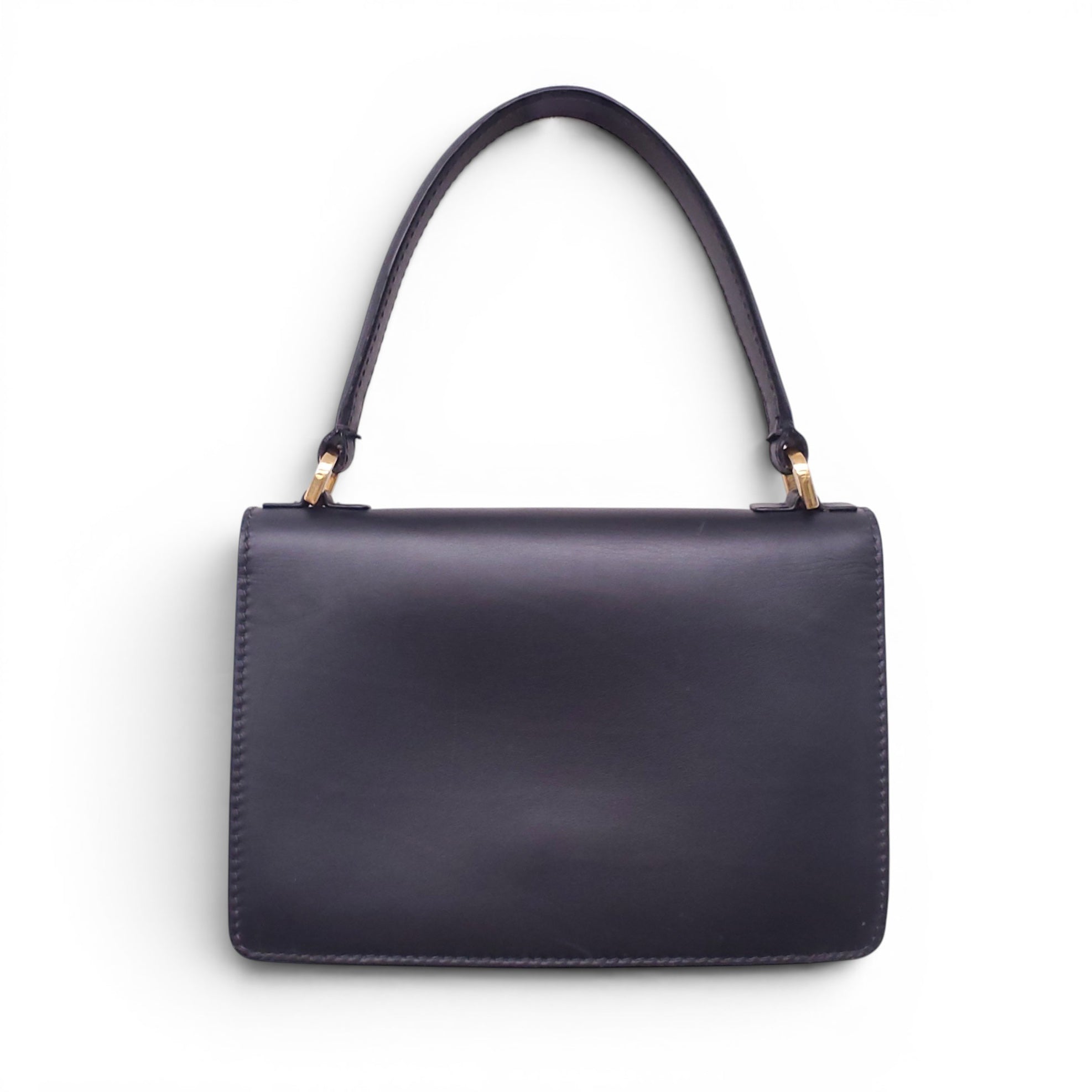 DIOR BLACK LOGO SHOULDER BAG