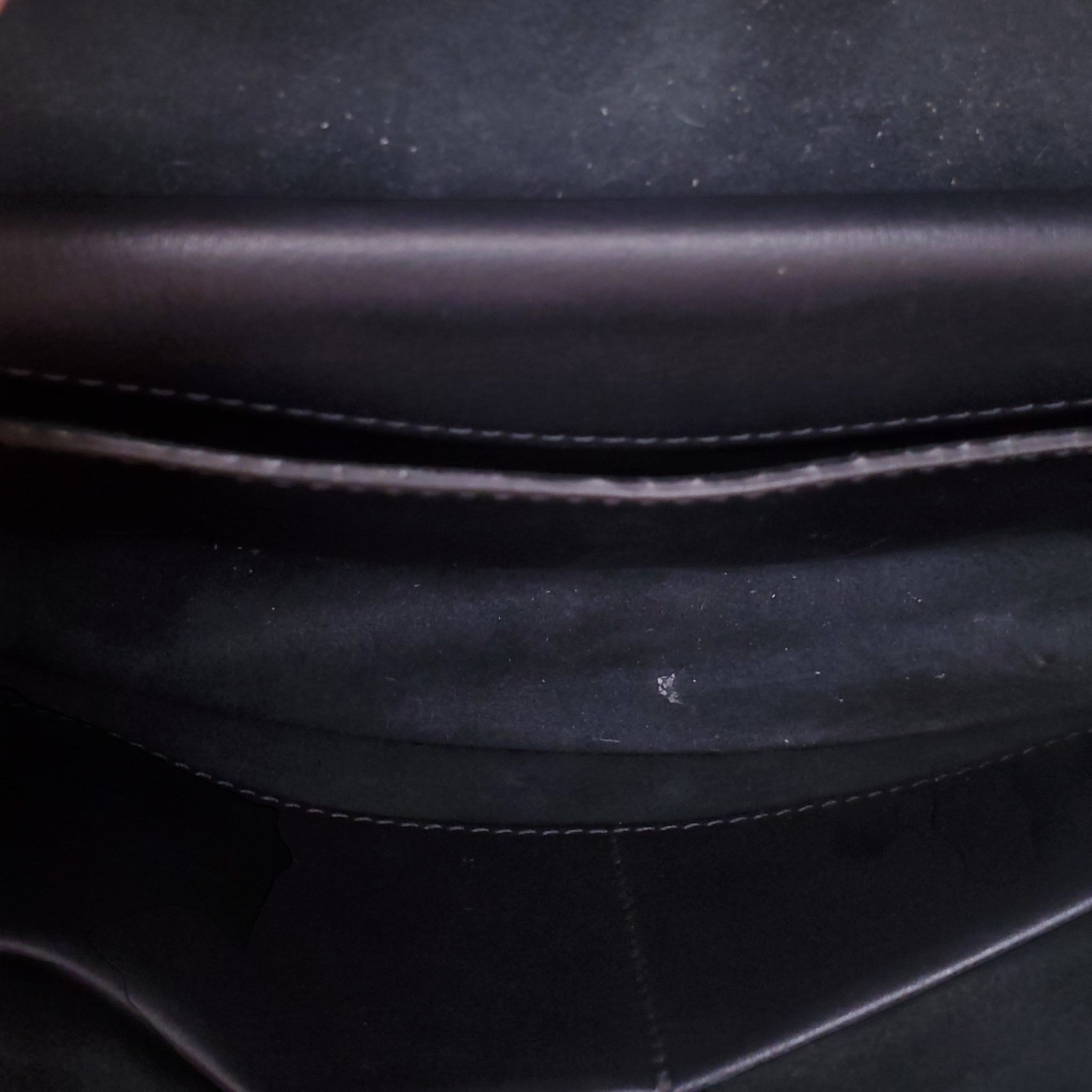 DIOR BLACK LOGO SHOULDER BAG