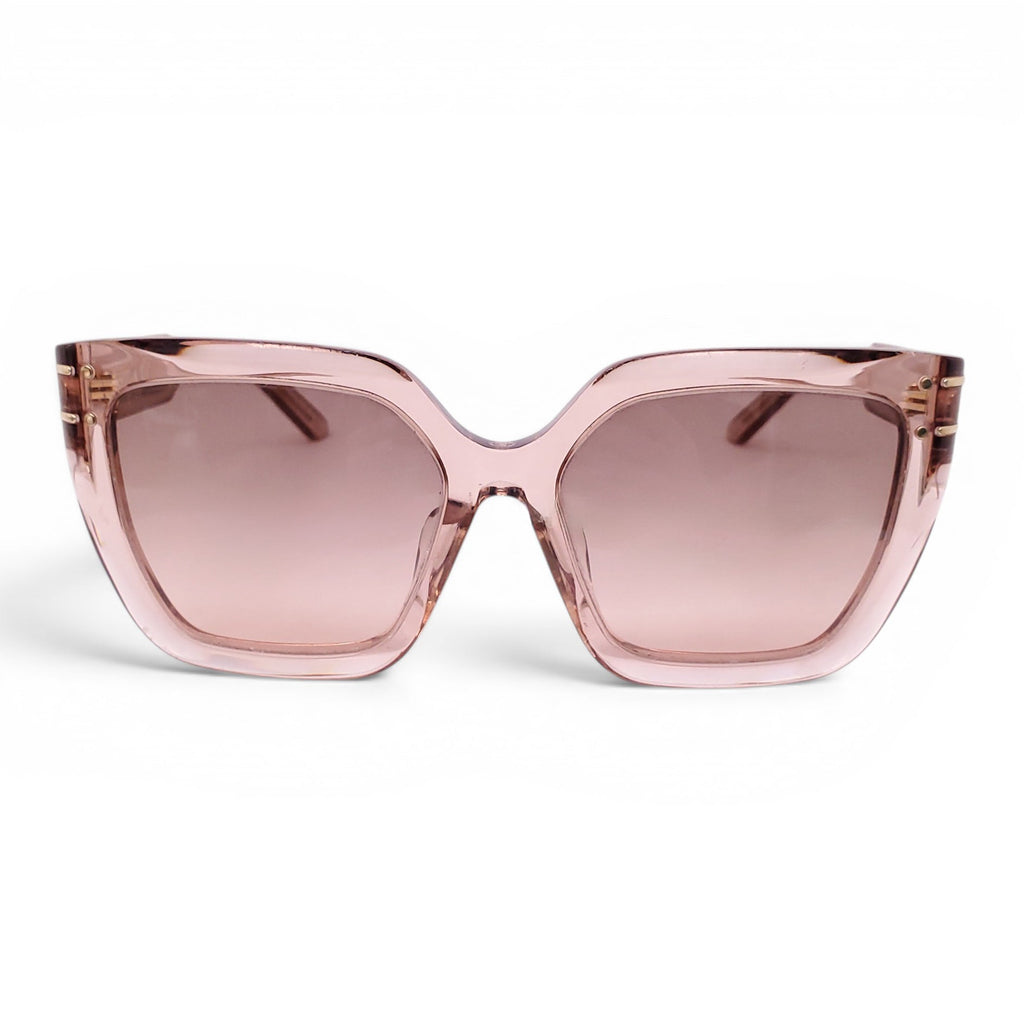 DIOR BROWN LUCITE SUNGLASSES
