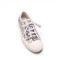 DIOR GREY LOGO SNEAKERS - SIZE 38.5
