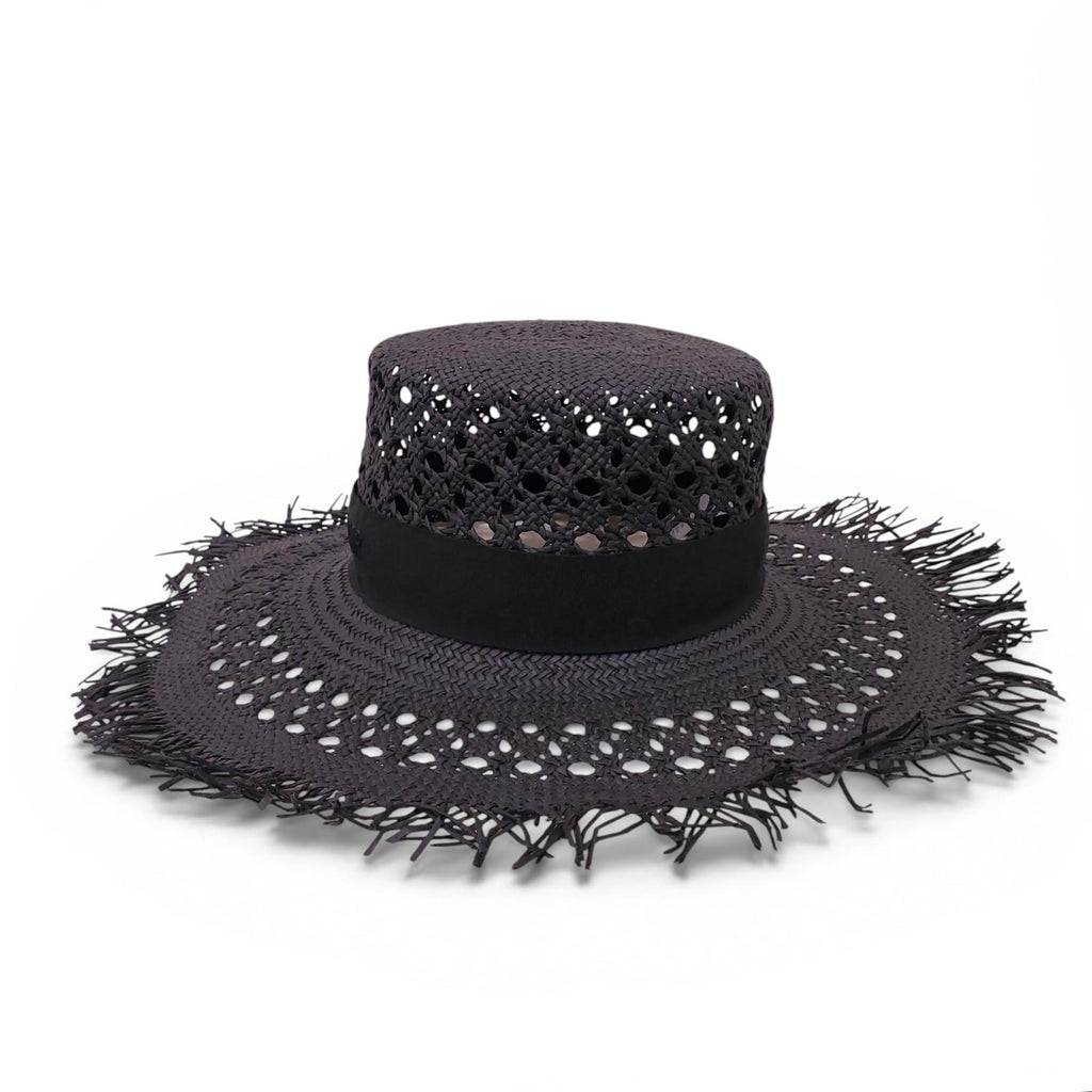 DIOR RAFFIA LOGO HAT - SIZE 57