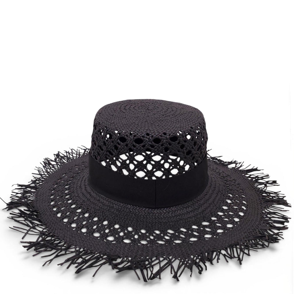 DIOR RAFFIA LOGO HAT - SIZE 57