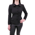 DOLCE & GABBANA BLACK JACKET WITH LARGE BUTTONS - SIZE 38