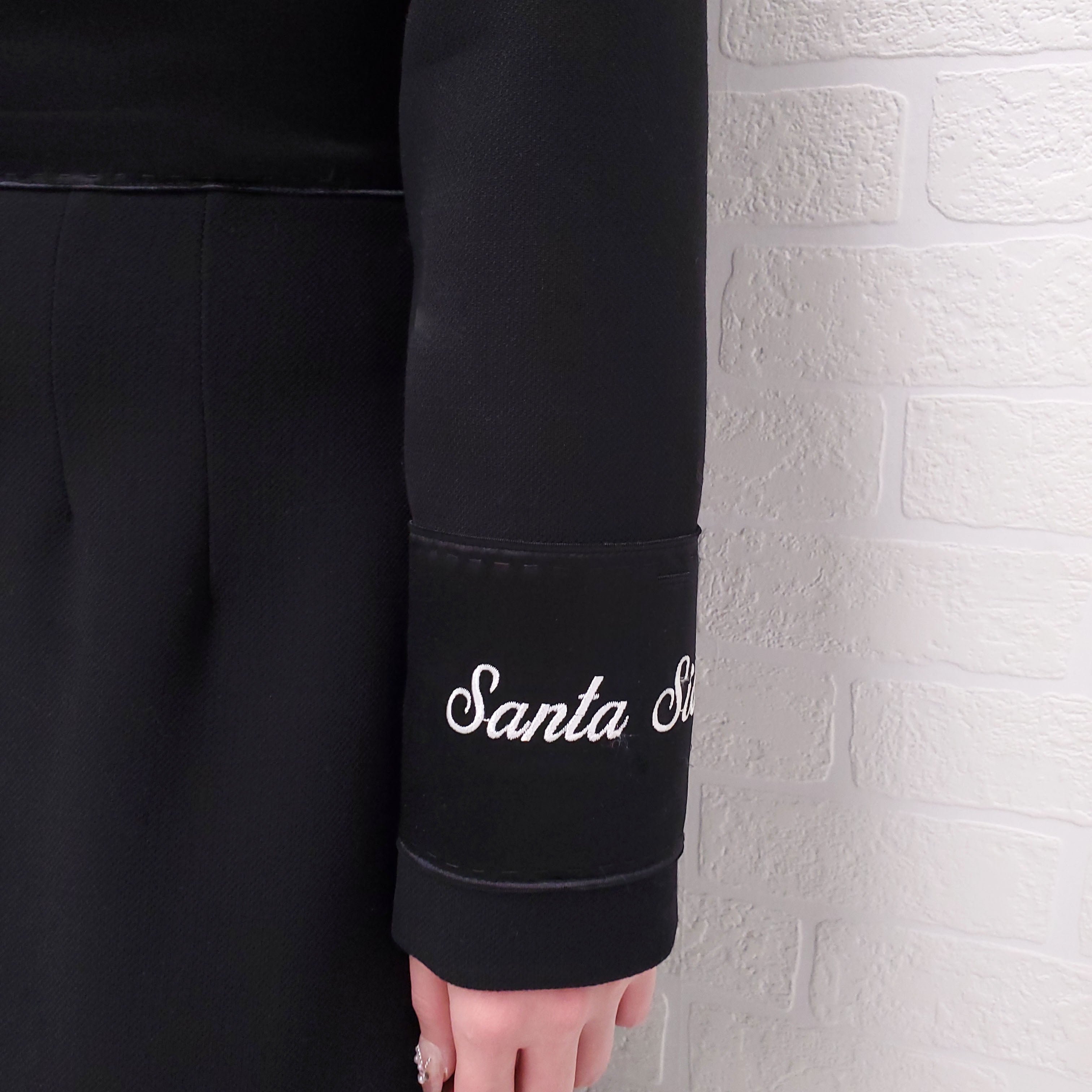 DOLCE & GABBANA BLACK 'FASHION DEVOTION' DRESS - SIZE 46