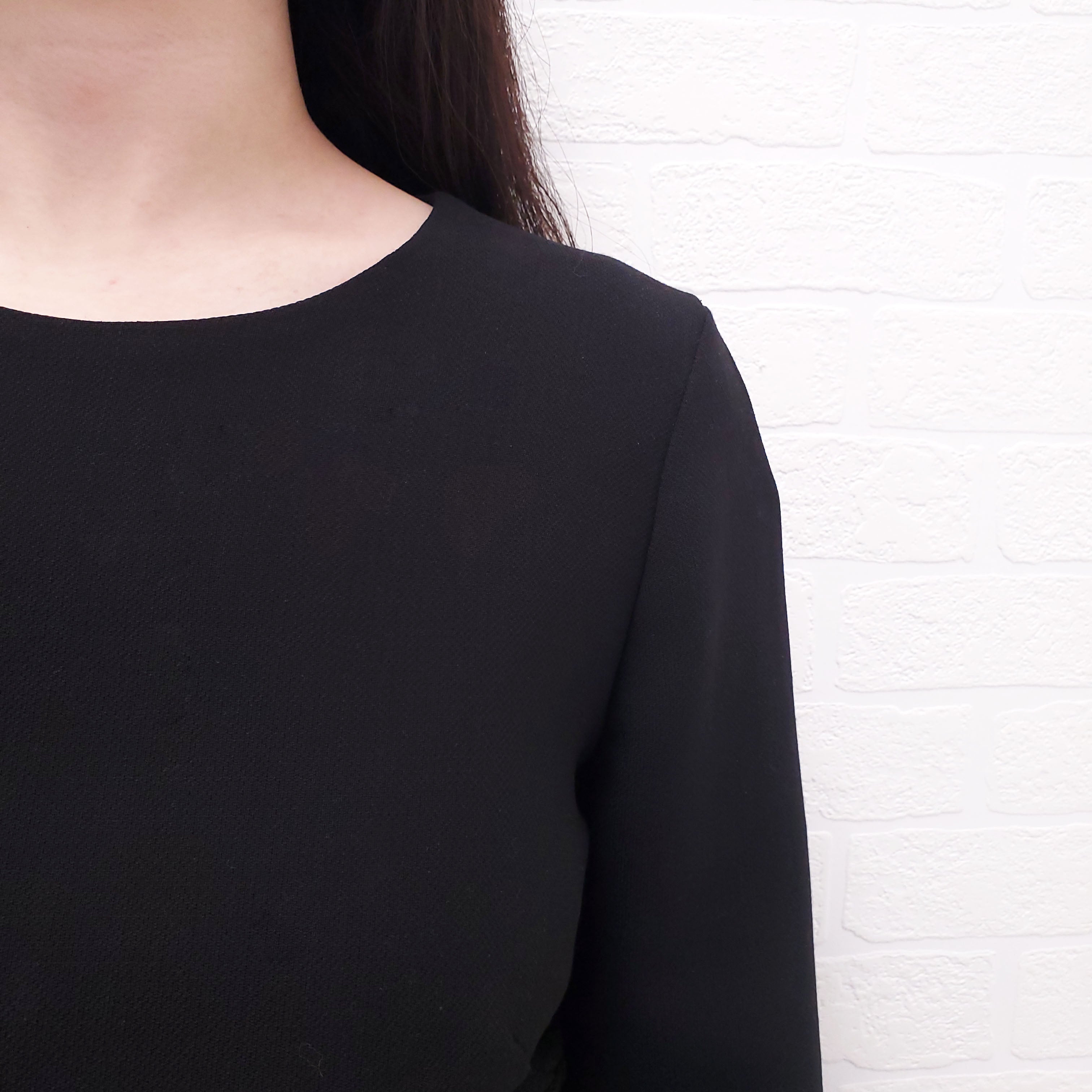 DOLCE & GABBANA BLACK 'FASHION DEVOTION' DRESS - SIZE 46