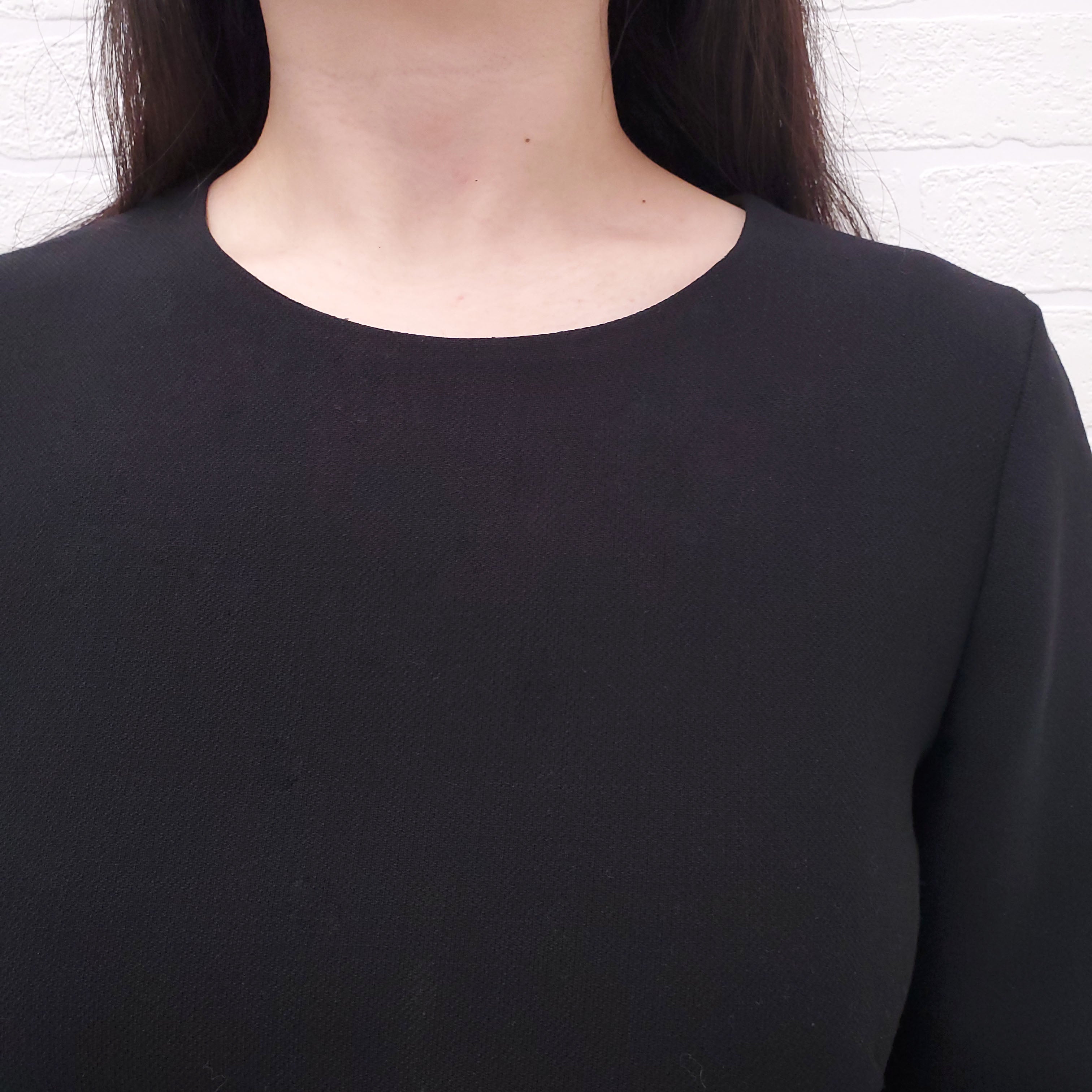 DOLCE & GABBANA BLACK 'FASHION DEVOTION' DRESS - SIZE 46