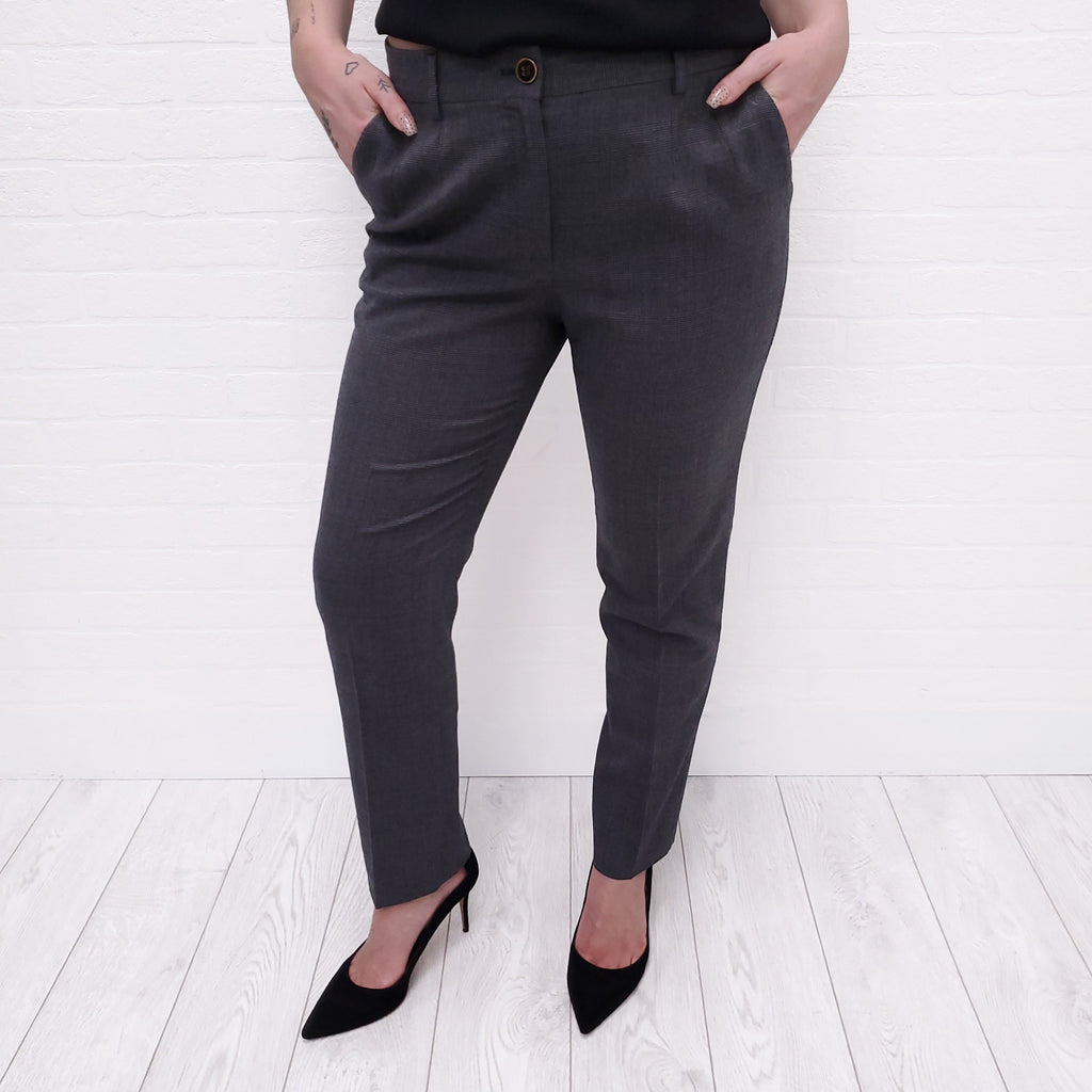 DOLCE & GABBANA GREY TROUSERS - SIZE 46