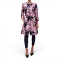 DOLCE & GABBANA ROSE JACQUARD COAT WITH FLORAL BUTTONS - SIZE 42